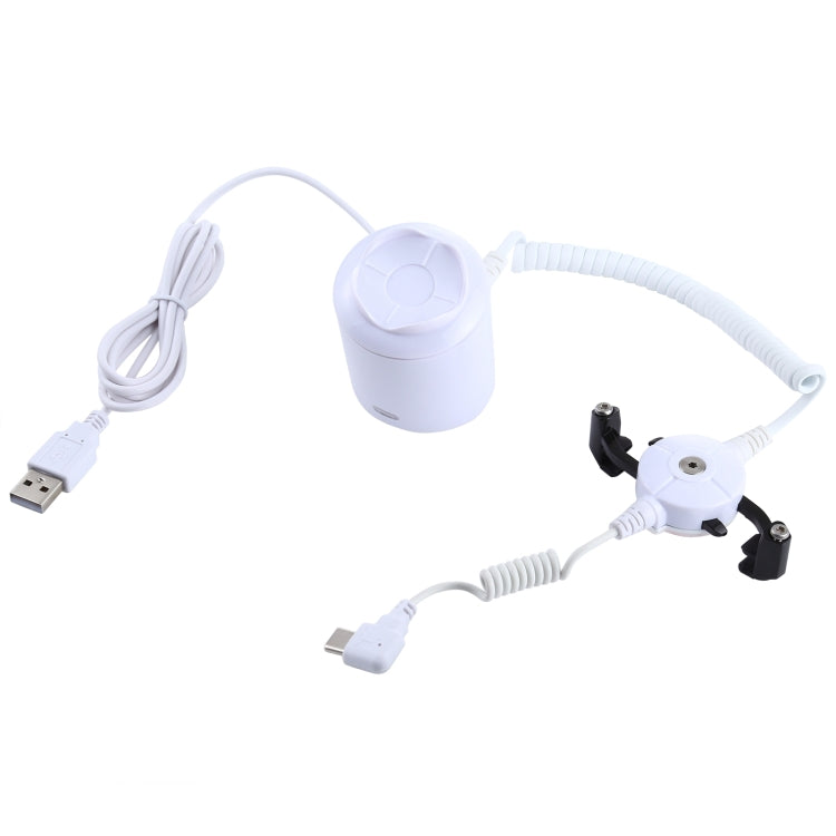Cylindrical Display Stand Security System Burglar Alarm / Anti-theft Alarm Display Holder with Infrared Remote Control for Mobile Phones with Type-C / USB-C Port, ABS Cylindrical Type-C Cylindrical Display Stand Security System Burglar Alarm / Anti-theft Alarm Display Holder with Infrared Remote Control for Mobile Phones with Type-C / USB-C Port, ABS Cylindrical Type-C